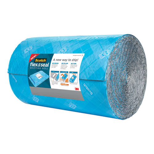 Flex and Seal Shipping Roll, 15" x 50 ft, Blue/Gray-(MMMFS1550)