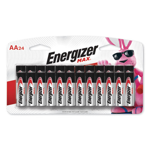 MAX Alkaline AA Batteries, 1.5 V, 24/Pack-(EVEE91BP24)