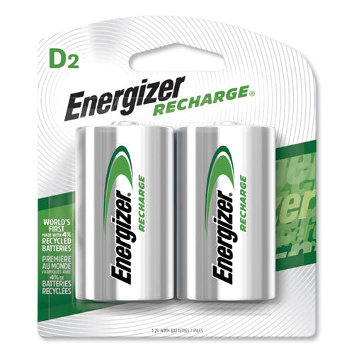 NiMH Rechargeable D Batteries, 1.2 V, 2/Pack-(EVENH50BP2)