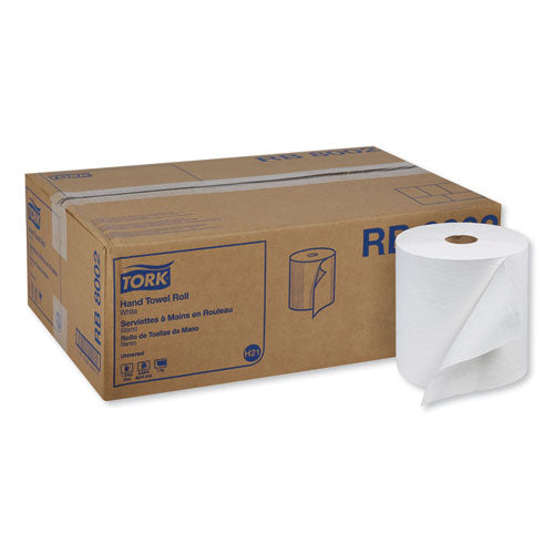 Universal Hand Towel Roll, 1-Ply, 7.88" x 800 ft, White, 6 Rolls/Carton-(TRKRB8002)