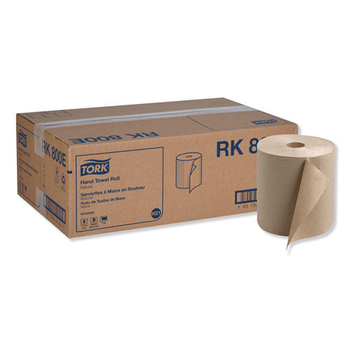 Universal Hardwound Roll Towel, 1-Ply, 7.88" x 800 ft, Natural, 6/Carton-(TRKRK800E)