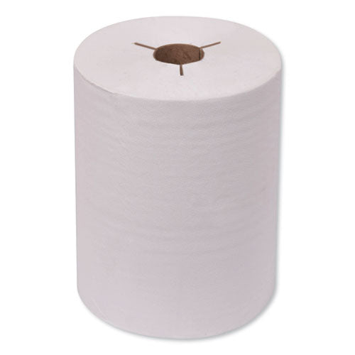Universal Hand Towel Roll, Notched, 1-Ply, 8" x 425 ft, Natural White, 12 Rolls/Carton-(TRK8621400)
