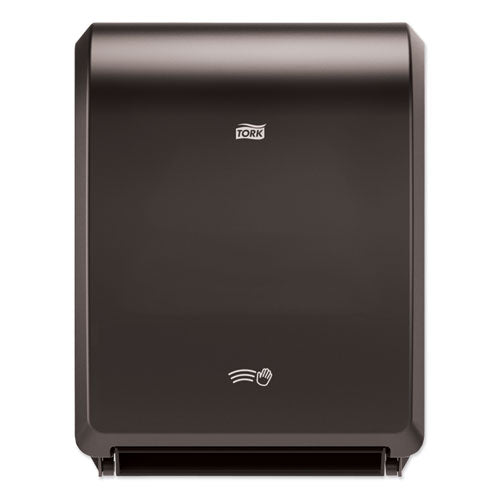 Electronic Hand Towel Roll Dispenser, 7.5" Roll, 12.32 x 9.32 x 15.95, Black-(TRK771728)