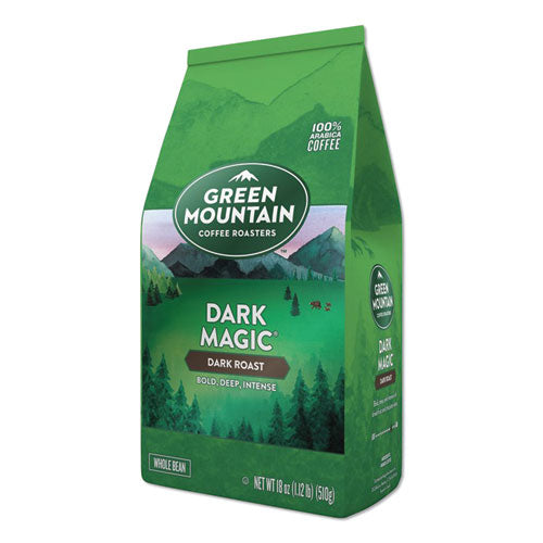 Dark Magic Whole Bean Coffee, 18 oz Bag, 6/Carton-(GMT7568)
