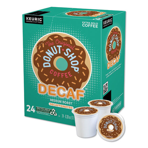 Donut Shop Decaf Coffee K-Cups, 24/Box-(DIE7401BX)