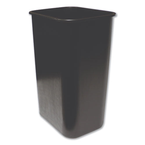 Soft-Sided Wastebasket, 41 qt, Polyethylene, Black-(IMP77035)