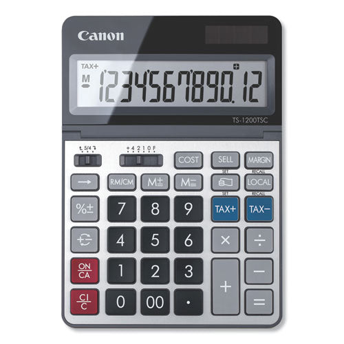 TS-1200TSC Desktop Calculator, 12-Digit LCD-(CNM2468C001)