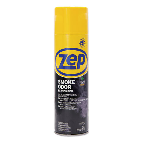 Smoke Odor Eliminator, Fresh Scent, 16 oz, Spray Can-(ZPEZUSOE16)