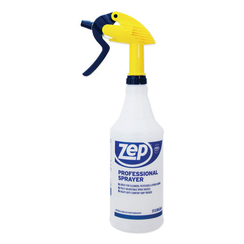 Professional Spray Bottle with Trigger Sprayer, 32 oz, Clear-(ZPEHDPRO36EA)