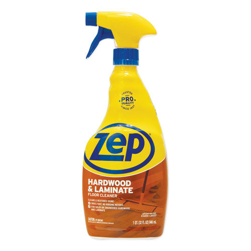 Hardwood and Laminate Cleaner, 32 oz Spray Bottle-(ZPEZUHLF32EA)