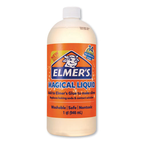 Glue Slime Magical Liquid Activator Solution, 32 oz, Dries Clear-(EPI2078431)