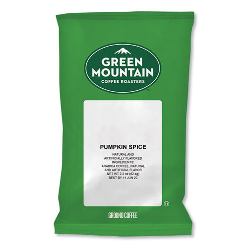 Pumpkin Spice Coffee Fraction Packs, 2.2 oz, 50/Carton-(GMT4757)