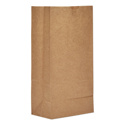 Grocery Paper Bags, 35 lb Capacity, #8, 6.13" x 4.17" x 12.44", Kraft, 2,000 Bags-(BAGGK8)
