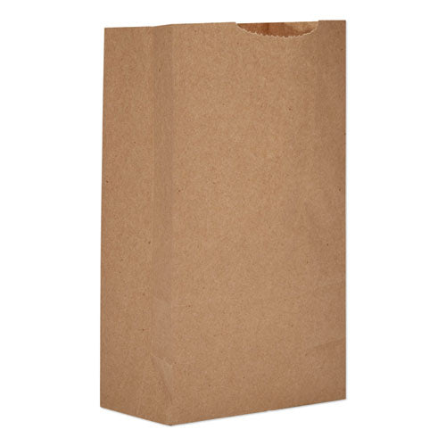 Grocery Paper Bags, 30 lb Capacity, #3, 4.75" x 2.94" x 8.56", Kraft, 500 Bags-(BAGGK3500)