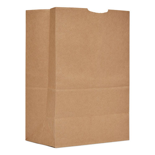 Grocery Paper Bags, 57 lb Capacity, 1/6 BBL, 12" x 7" x 17", Kraft, 500 Bags-(BAGSK1657)