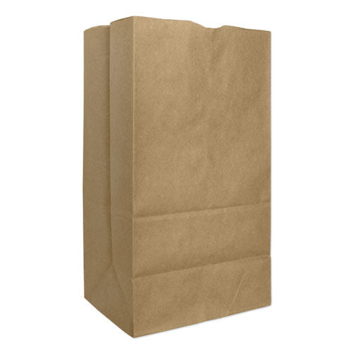 Grocery Paper Bags, 57 lb Capacity, #25, 8.25" x 6.13" x 15.88", Kraft, 500 Bags-(BAGGX2560S)