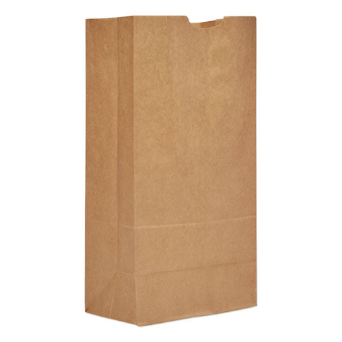 Grocery Paper Bags, #20, 8.25" x 5.94" x 16.13", Kraft, 500 Bags-(BAGGK20500)