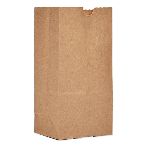 Grocery Paper Bags, 30 lb Capacity, #1, 3.5" x 2.38" x 6.88", Kraft, 500 Bags-(BAGGK1500)