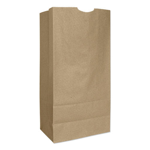 Grocery Paper Bags, 57 lb Capacity, #16, 7.75" x 4.81" x 16", Kraft, 500 Bags-(BAGGX16)