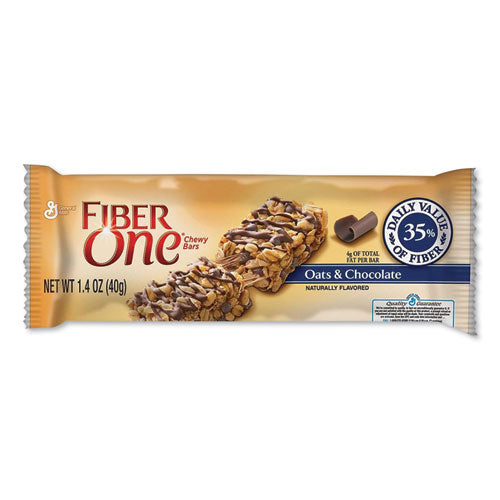 Chewy Bars, Oats and Chocolate, 1.4 oz, 16/Box-(GNM14562)