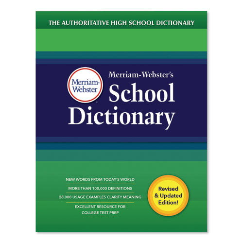 School Dictionary, Grades 9-11, Hardcover, 1,280 Pages-(MER7418)