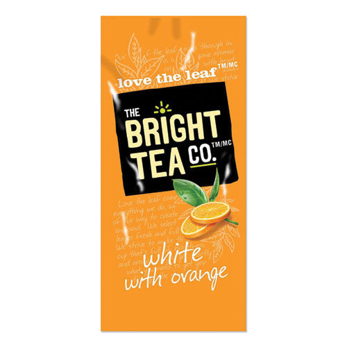Tea Freshpack Pods, White with Orange, 0.05 oz, 100/Carton-(MDKMDRB504)