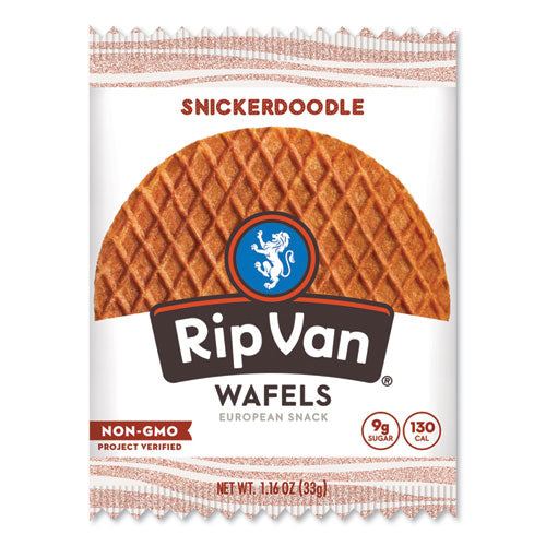 Wafels - Single Serve, Snickerdoodle, 1.16 oz Pack, 12/Box-(RVWRVW00377)