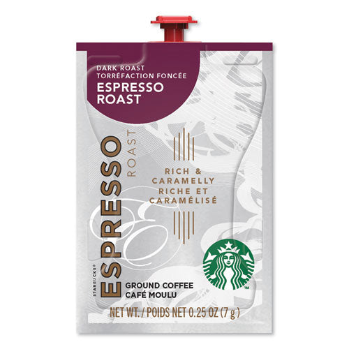 FLAVIA Coffee Freshpacks, Espresso Dark Roast, 0.25 oz Freshpack, 72/Carton-(SBKMDR00218)