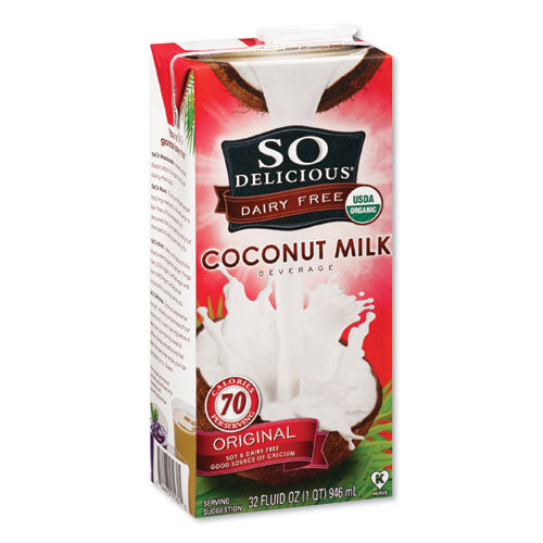 Coconut Milk, Original, 32 oz Aseptic Box-(SLKWWI12312)