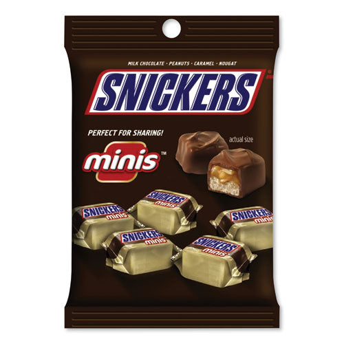 Minis Size Chocolate Bars, Milk Chocolate, 4.4 oz Pack, 12 Packs/Carton-(SNIMMM01502)