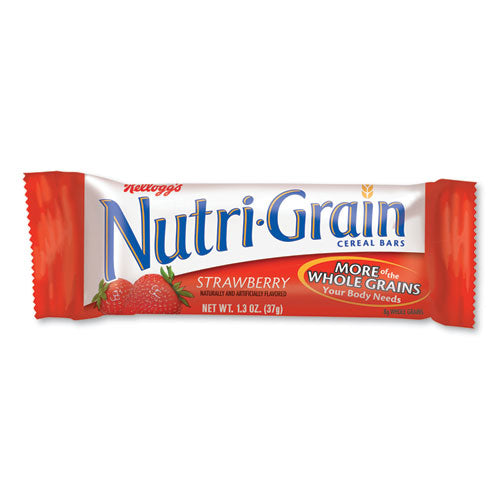 Nutri-Grain Soft Baked Breakfast Bars, Strawberry, 1.3 oz, 8/Box-(KEB35902)