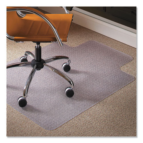 Natural Origins Chair Mat with Lip For Carpet, 45 x 53, Clear-(ESR141042)
