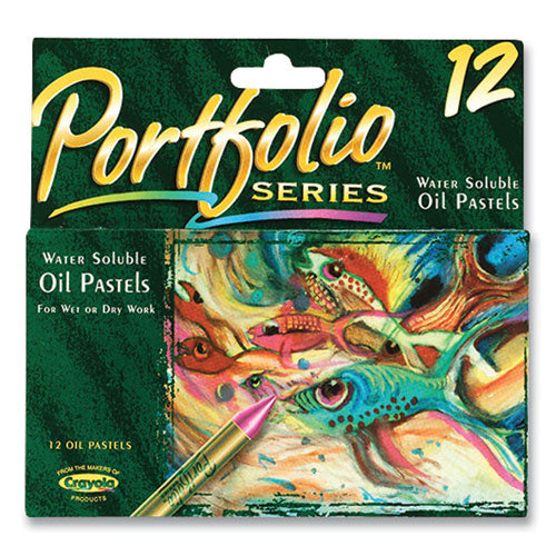 Portfolio Series Oil Pastels, 12 Assorted Colors, 12/Pack-(CYO523612)