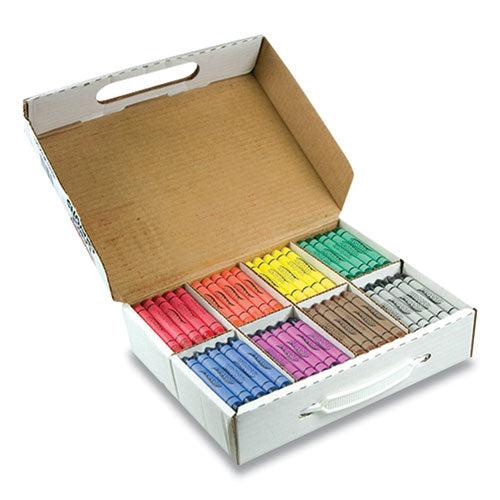 Crayons, Large, 8 Colors, 200/Box-(DIX32341)