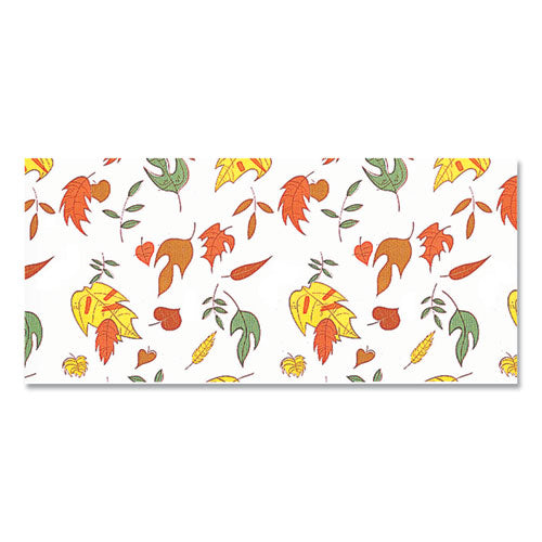 Corobuff Corrugated Paper Roll, 48" x 25 ft, Falling Leaves-(PAC0014001)