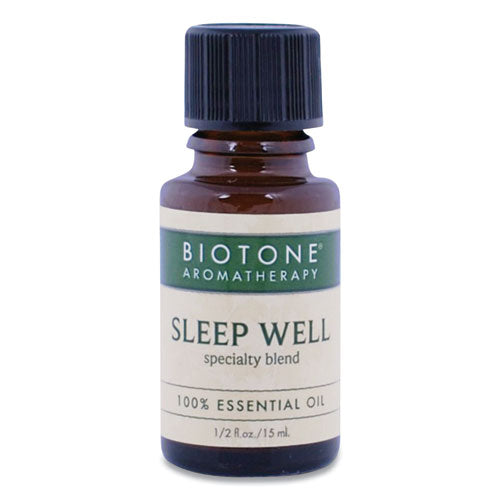 Sleep Well Essential Oil,  0.5 oz Bottle, Woodsy Scent-(BTNBAEOSLEHZ)