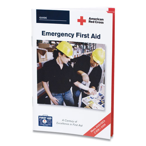American Red Cross Emergency First Aid Guide, 48 Pages-(FAO730008)