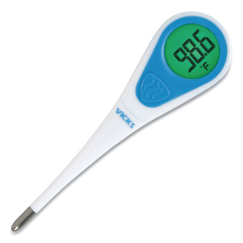 SpeedRead Digital Thermometer with Fever InSight, White/Blue-(PGCV912US)