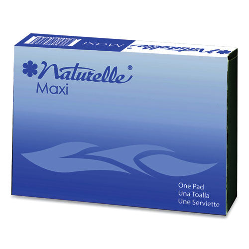 Naturelle Maxi Pads, #4 For Vending Machines, 250 Individually Wrapped/Carton-(IMP25130973)