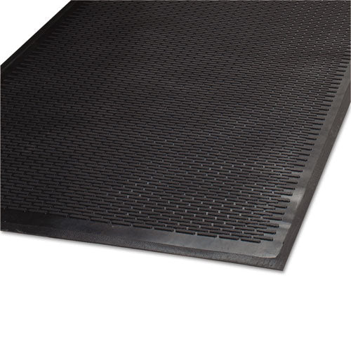 Clean Step Outdoor Rubber Scraper Mat, Polypropylene, 36 x 60, Black-(MLL14030500)