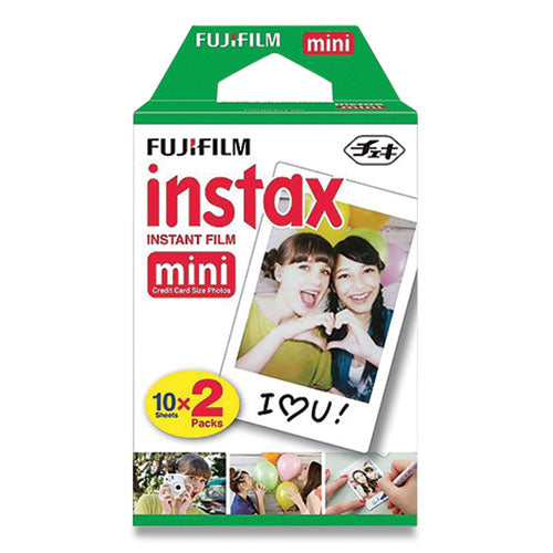 Instax Mini Film, 800 ASA, Color, 20 Sheets-(FUJ16437396)