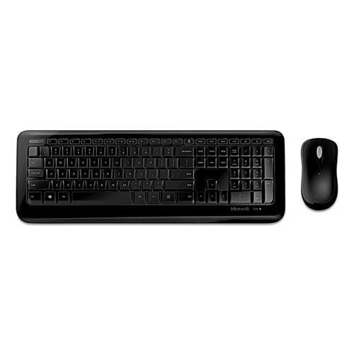 Desktop 850 Wireless Keyboard and Mouse Combo, 2.4 GHz Frequency, Black-(MSFPY900001)
