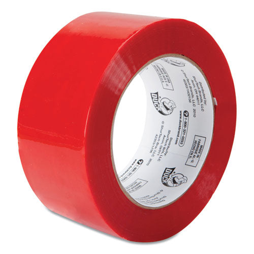 Commercial Grade Color-Coding Packaging Tape, 3" Core, 1.88" x 109.3 yds, Red-(DUC240302EA)