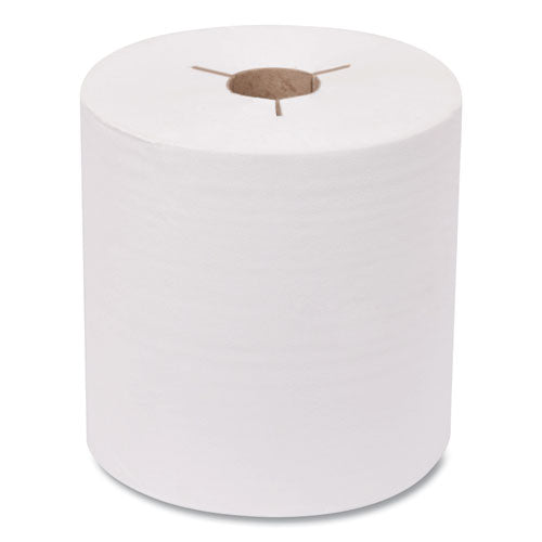 Advanced Hand Towel Roll, Notched, 1-Ply, 8 x 10, White, 6 Rolls/Carton-(TRK8031050)