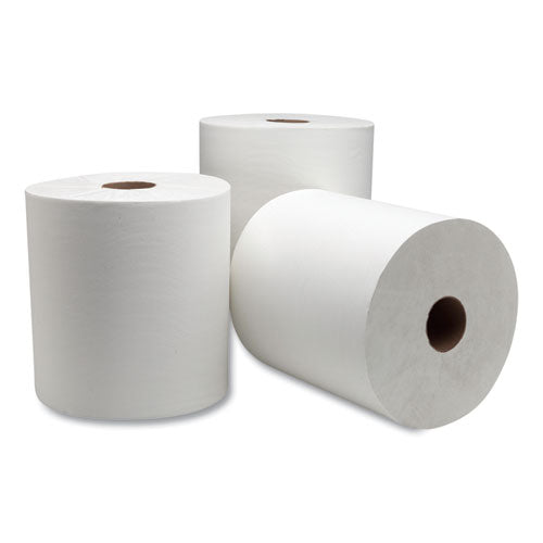 Advanced Hardwound Roll Towel, 1-Ply, 7.88" x 1,000 ft, White, 6 Rolls/Carton-(TRK214405)