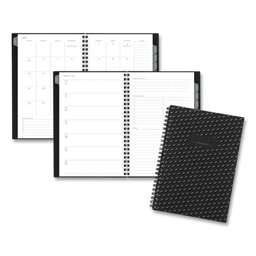 Elevation Academic Weekly/Monthly Planner, 8.5 x 5.5, Black Cover, 12-Month (July to June): 2022 to 2023-(AAG75101P05)