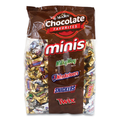 Chocolate Favorites Minis Variety Mix, 240 Pieces, 67.2 oz Bag, Ships in 1-3 Business Days-(GRR20900379)