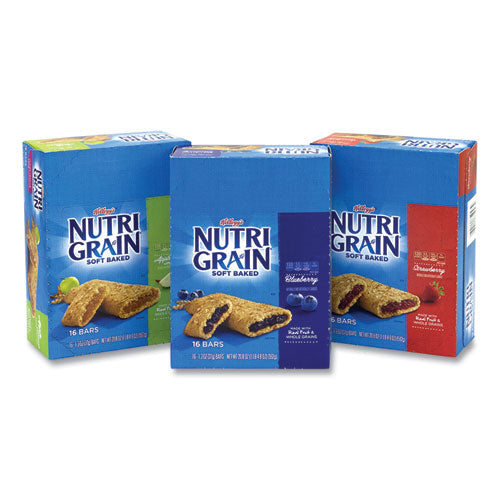 Nutri-Grain Soft Baked Breakfast Bars, Assorted, 1.3 oz Bar, 48/Carton, Ships in 1-3 Business Days-(GRR22000508)