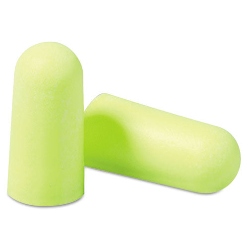 E-A-Rsoft Yellow Neon Soft Foam Earplugs, Cordless, Regular Size, 200 Pairs/Box-(MMM3121250)