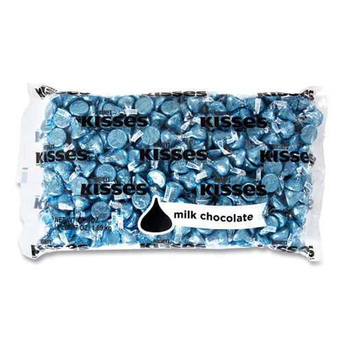 KISSES, Milk Chocolate, Blue Wrappers, 66.7 oz Bag, Ships in 1-3 Business Days-(GRR24600053)